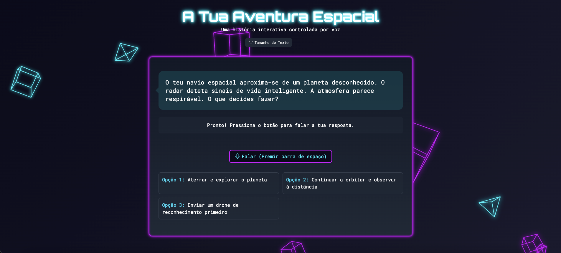 Avenrtura Espacial Jogo